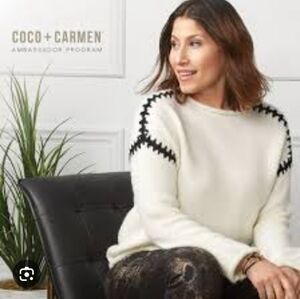 Sweater Coco+Carmen Knit Sz L/XL